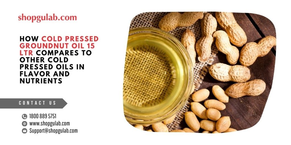 Cold Pressed Groundnut Oil 15 Ltr 