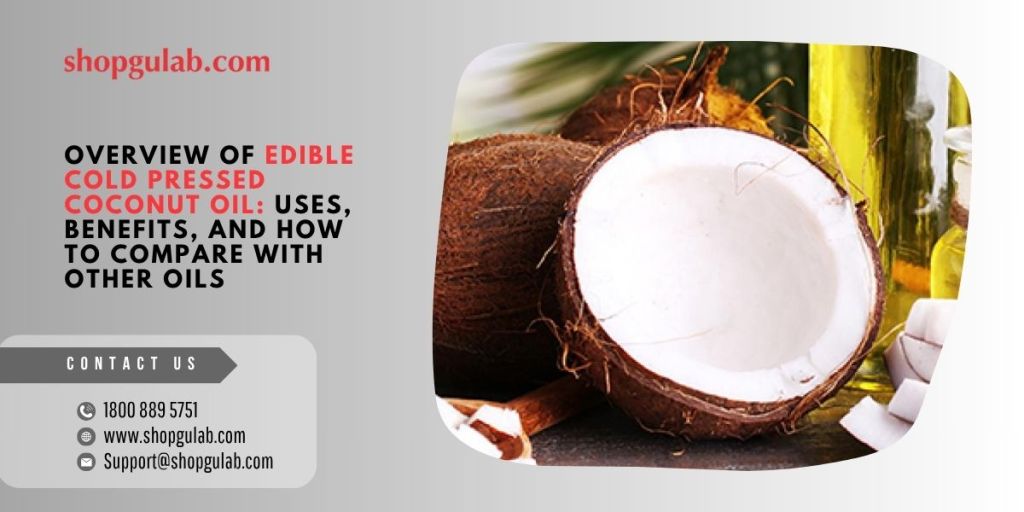 Edible Cold pressed coconut oil