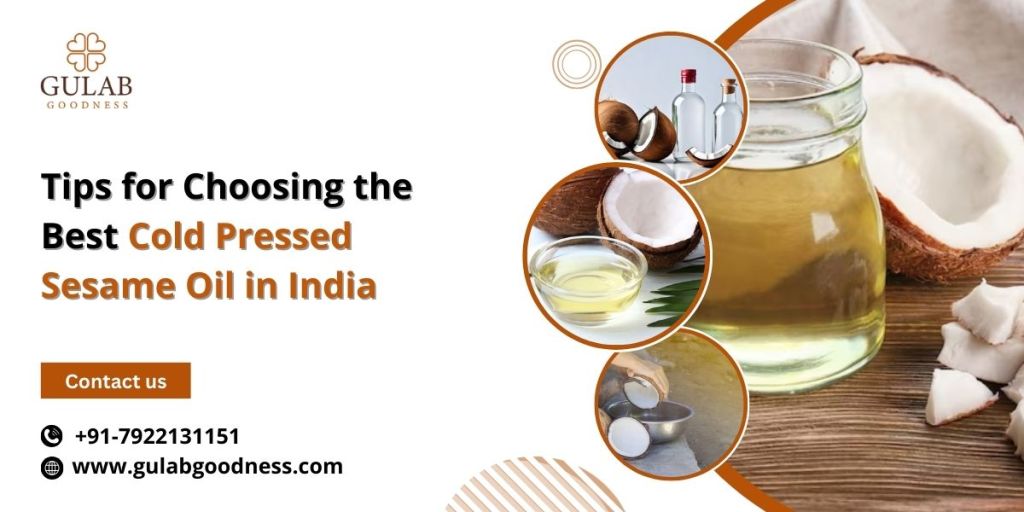 Cold Pressed Sesame Oil in India