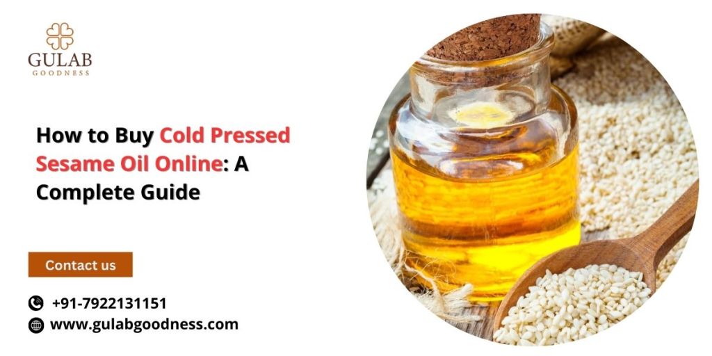 Cold Pressed Sesame Oil Online
