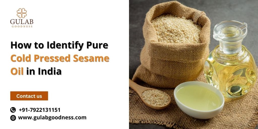 cold pressed sesame oil