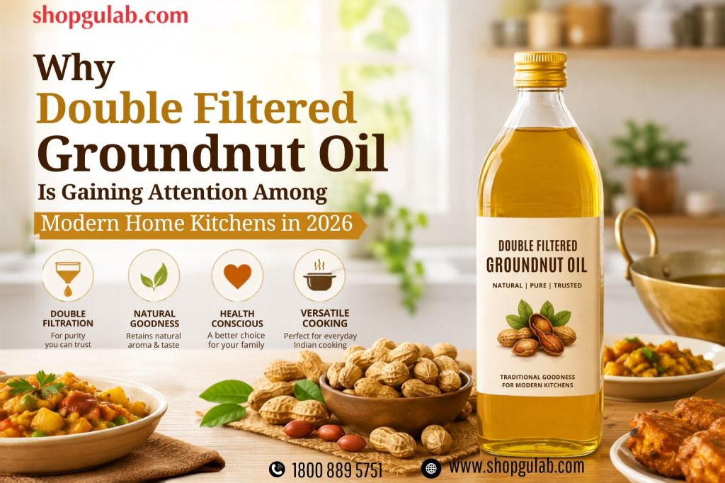 double filtered groundnut oil