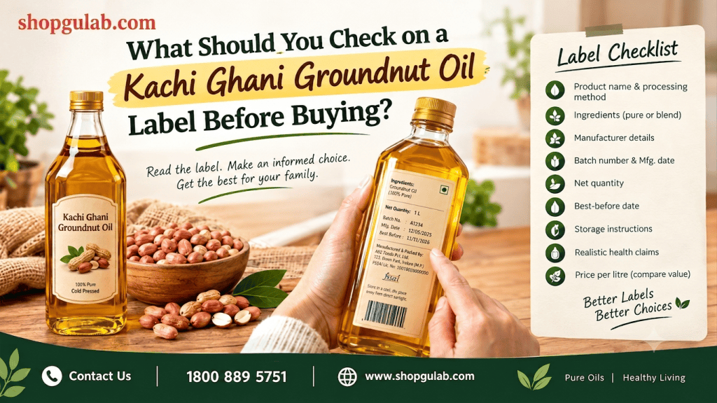 kachi ghani groundnut oil